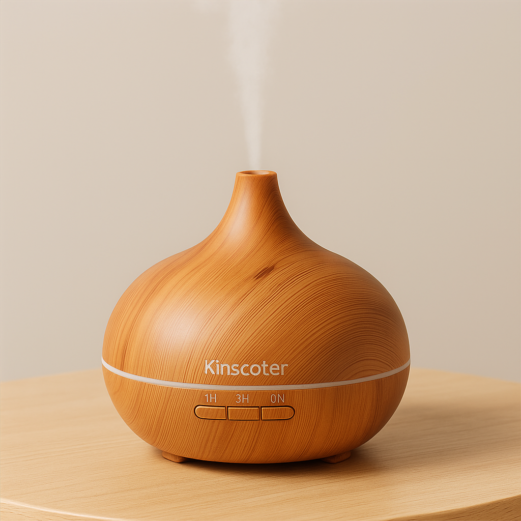 Room Diffuser – Adjustable Light & Wooden Design
