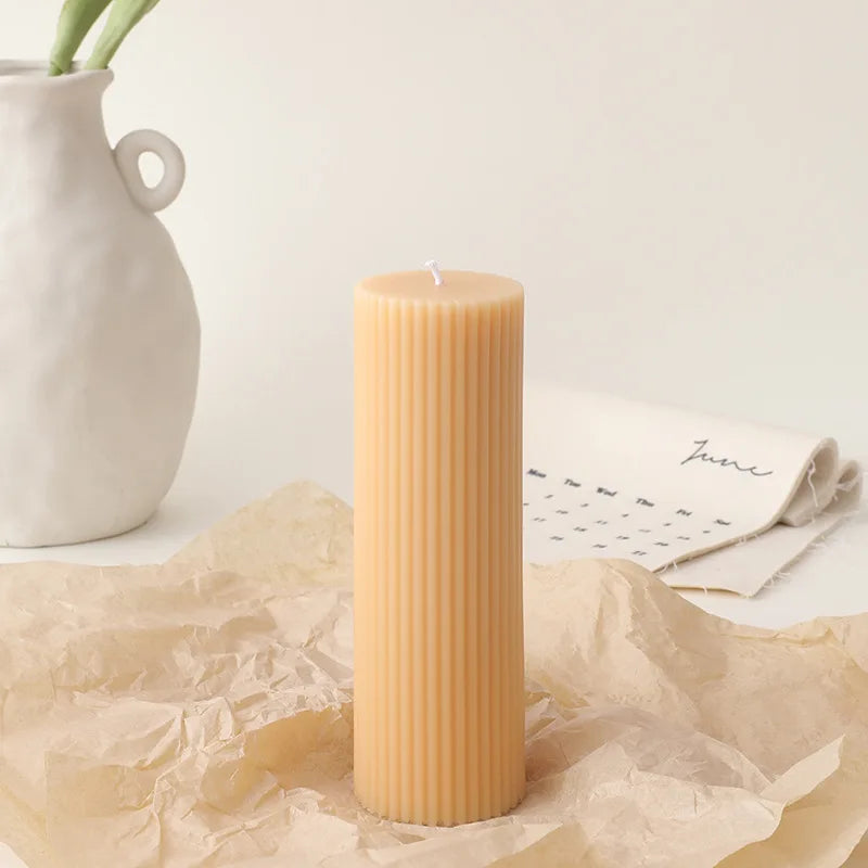 Classic Vegetable Wax Candle – Elegant Room Decor
