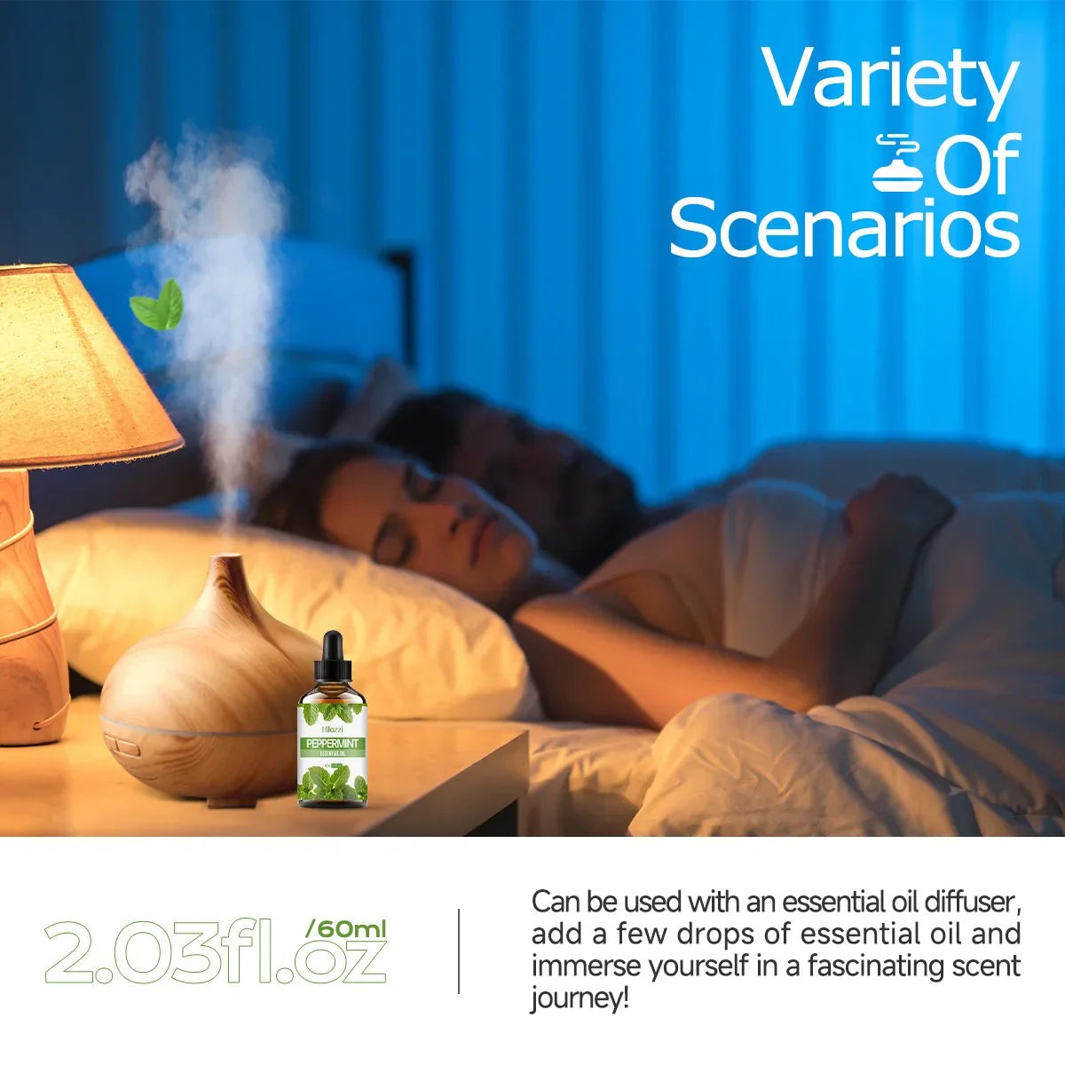 Peppermint Scented Oil for Home & Spaces