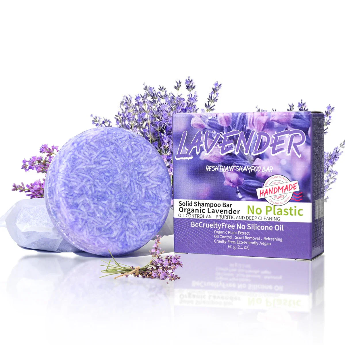 Provence Lavender Cleansing Bar – Handmade Soap for Hair & Body