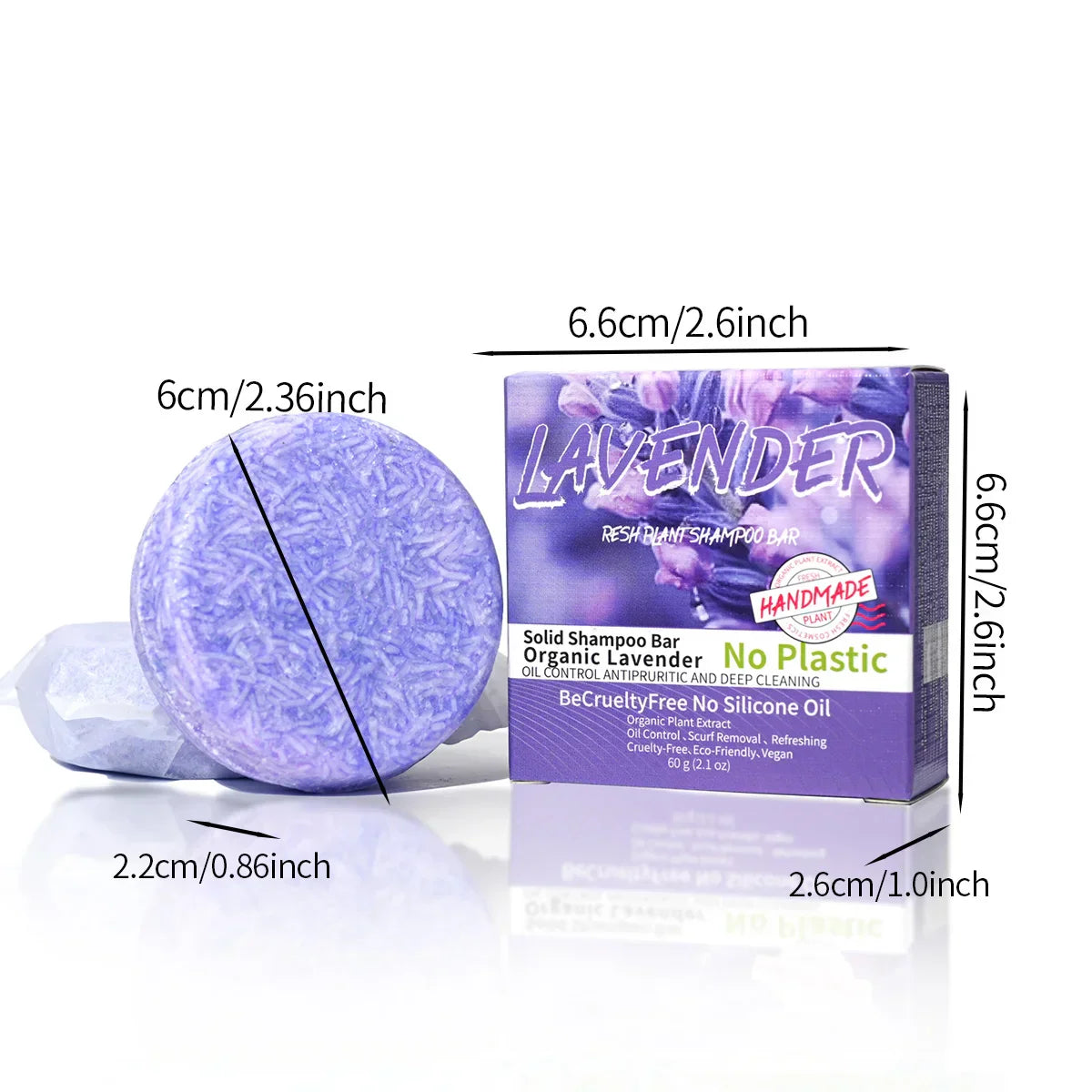 Provence Lavender Cleansing Bar – Handmade Soap for Hair & Body