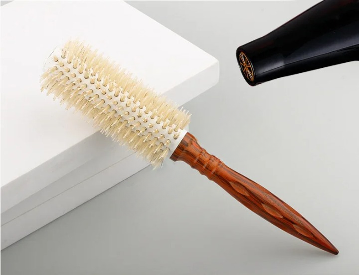 Round Bamboo Hair Brush – Eco-Friendly Styling Tool